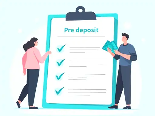 Deposit readiness checklist concept