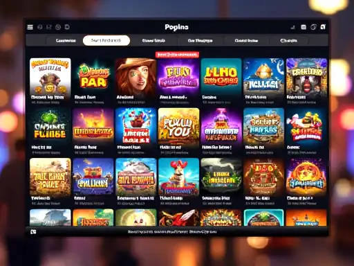 Wide game library concept for Neosurf casino australia