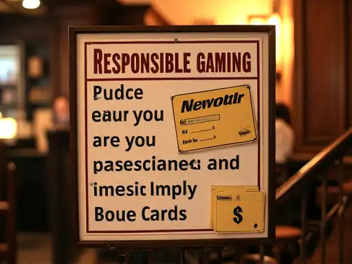 Responsible gaming and spending limits concept